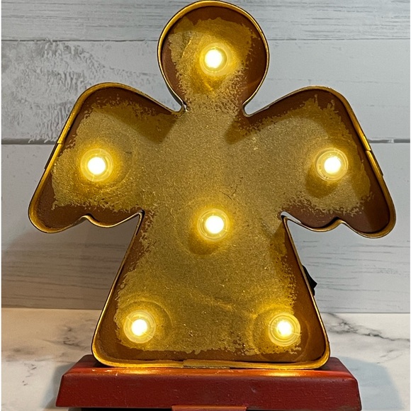 Marquee LED Angel Stocking Holder - Picture 2 of 7